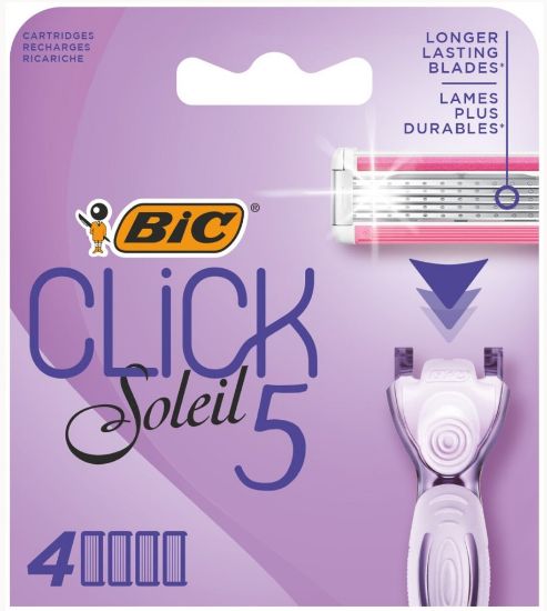 Picture of BIC SOLEIL CLICK 5 maiņas asmeņi 4 gab