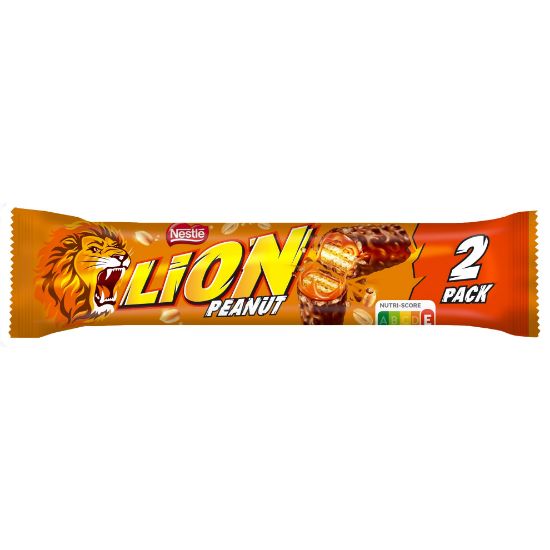 Picture of LION Peanut 2 pack šokolādes batoniņš 62g