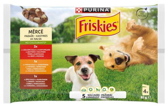 Picture of FRISKIES konservs suņiem GAĻAS IZLASE 4*85g