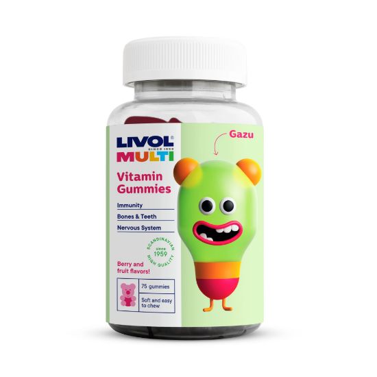 Picture of LIVOL MULTI Vitamīnu lācīši N75