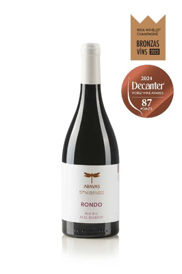 Picture of ABAVAS Vīnogu sausais sarkanvīns Rondo Reserve 0.75l 14%