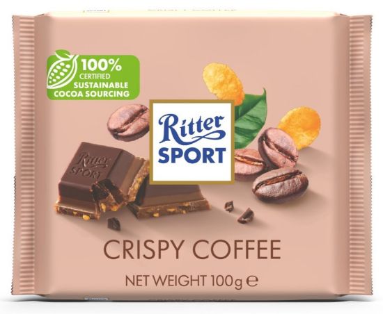 Picture of RITTER SPORT šokolāde Crispy Coffee, 100g