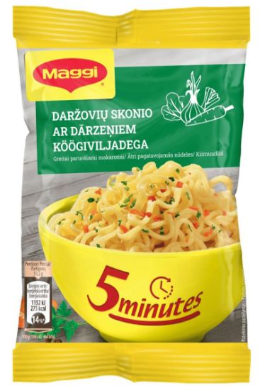 Picture of MAGGI Ātri pagatavojamās nūdeles ar dārzeņiem 59.2g