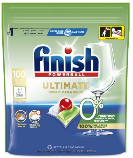 Picture of FINISH Powerball 0% tabletes trauku mazgāšanas automātiem 100gb
