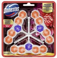 Attēls DOMESTOS POWER 5+ trio tualetes bloks aroma lux dragonfruit, 3x50g