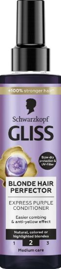 Picture of GLISS Blonde Hair Perfector izsmidzināms kondicionieris, 200ml