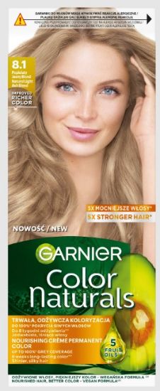 Picture of GARNIER Color Naturals matu krāsa nr.8.1 110ml