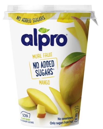 Picture of ALPRO ferm. sojas produkts ar mango, bez piev. cukura, 400g