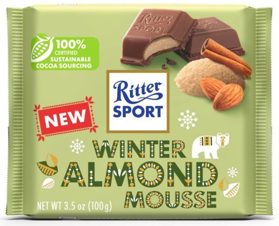 Picture of RITTER SPORT piena šokolāde Almond Mousse, 100g