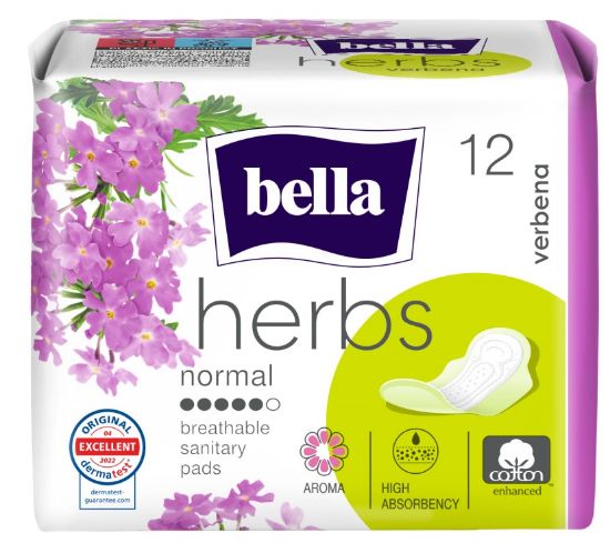 Picture of BELLA Herbs Verbena higiēnas paketes, 12gb