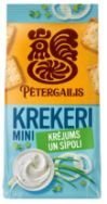 Attēls PĒTERGAILIS MINI krekeri sāļie ar krējuma un sīpola garšu, 72g