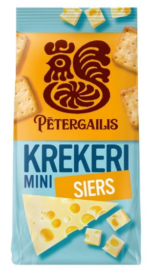 Picture of PĒTERGAILIS MINI krekeri sāļie ar siera garšu, 72g