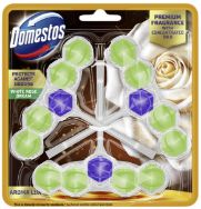 Attēls DOMESTOS AROMA LUX trio tualetes bloks WHITE ROSE DREAM, 3x50g