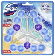 Attēls DOMESTOS POWER 5 trio tualetes bloks OCEAN, 3x50g