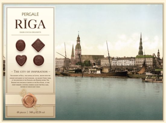 Picture of PERGALE tumšā konfekšu izlase RIGA, 348g