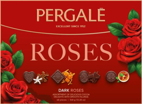 Picture of PERGALE tumšā konfekšu izlase ROSES, 348g