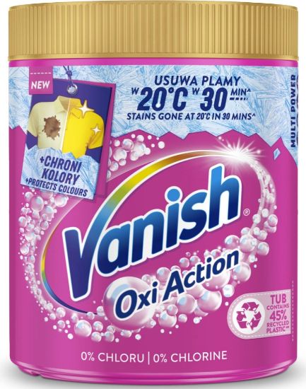 Picture of VANISH OXI ACTION Pink traipu tīrīšanas pulveris 970g