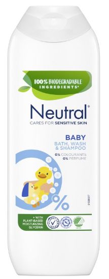 Picture of NEUTRAL BABY dušas želeja un šampūns zīdaiņiem, 250ml