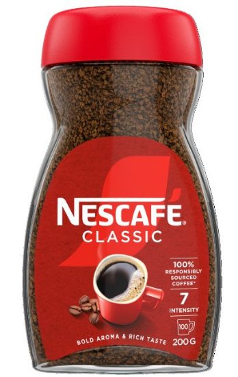 Picture of NESCAFE Classic šķīstošā kafija (stikls), 200g