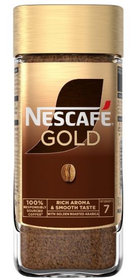 Picture of NESCAFE GOLD šķīstošā kafija ar grauzdētu malto kafiju, 100g