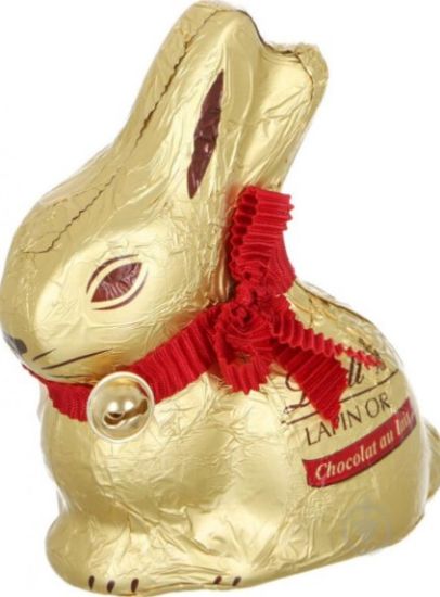 Picture of LINDT Piena šokolāde Gold Bunny, 100g