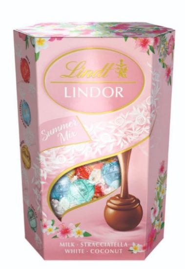 Picture of LINDT Lindor šokolādes konfektes Summer Mix, 200g