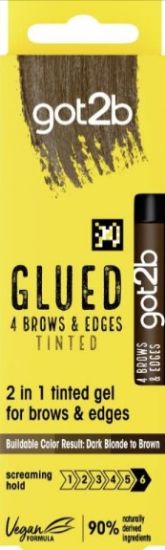 Picture of GOT2B Brows & Edges želeja, brūns tonis, 16ml