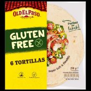 Attēls OLD EL PASO bezglutēna tortilijas plāksnes, 216g