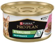 Attēls PRO PLAN STERIL konservs kaķiem bundža (tuncis, lasis) 85g