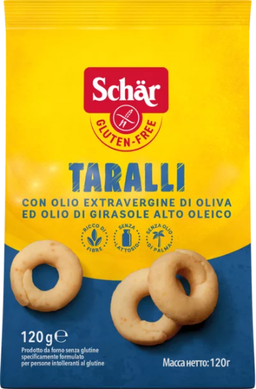 Picture of SCHAR bezglutēna uzkoda Taralli, 120g