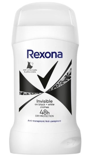 Picture of REXONA Black&White Invisible stick dezodorants, 50ml