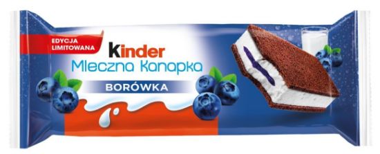 Picture of KINDER MILK SLICE ar melleņu pildījumu 28g *(glab.t.+2-+6)