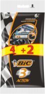 Attēls BIC 3 ACTION vienreizējie skuvekļi vīriešiem 4+2gab