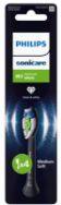 Attēls PHILIPS zobu birstes uzgaļi 4gb Sonicare Optimal White (melni)