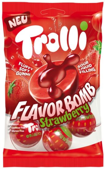 Picture of TROLLI želejkonfektes Flavor Bomb Strawberry, 75g