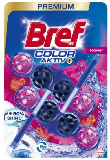 Picture of BREF color aktiv fresh flowers tualetes bloks,2*50g