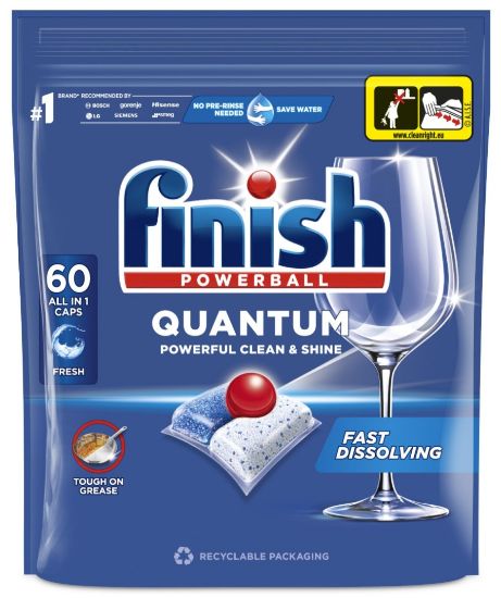 Picture of FINISH Quantum Fresh tabletes trauku mazgāšanas automātiem 60gab