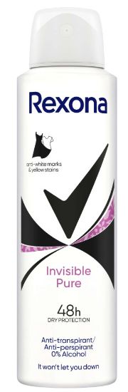 Picture of REXONA Invisible PURE izsmidzināmais dezodorants sievietēm, 150ml