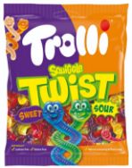 Attēls TROLLI želejkonfektes Squiggle Twist, 175g