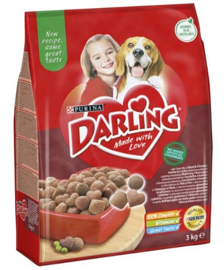 Picture of DARLING sausā barība suņiem (liellops) 3kg