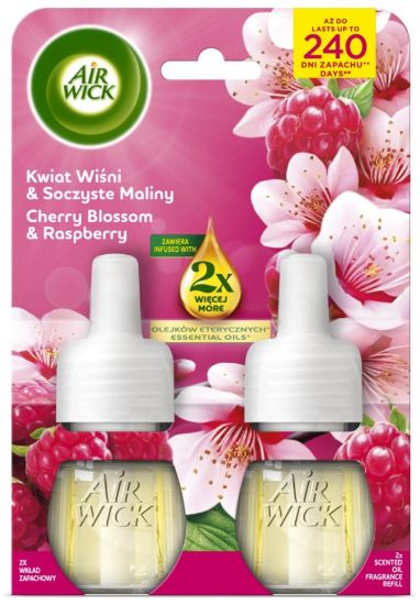 Picture of AIR WICK EL Cherry Blossom & Raspberry refill 2x19ml
