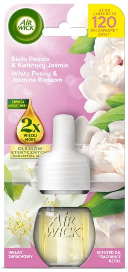Picture of AIR WICK EL White Peony & Jasmine Blossom refill 19ml