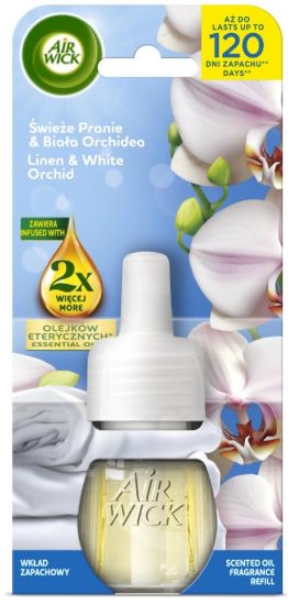Picture of AIR WICK EL Linen & White Orchid refill 19ml