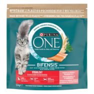 Attēls ONE sausā barība kaķiem STERIL (lasis) 1,5kg