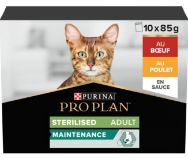 Attēls PRO PLAN STERIL konservs kaķiem (vista/liellops) 10*85g