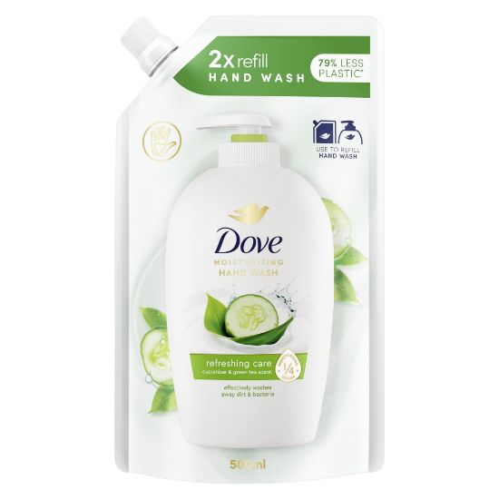Picture of DOVE FRESH šķidrās ziepes, rezerve 500ml