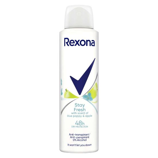 Picture of REXONA Blue poppy & Apple spray dezodorants sievietēm, 150ml