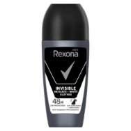 Attēls REXONA MEN INVISIBLE ON BLACK&WHITE CLOTHES roll-on, 50ml