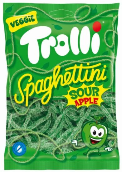 Picture of TROLLI želejkonfektes Spaghettini Apple, 100g