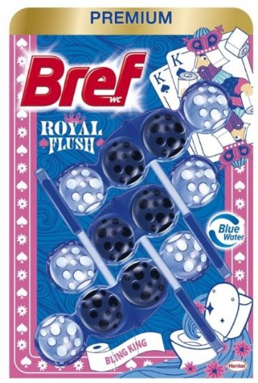 Picture of BREF Color Aktiv Bling King tualetes bloks, 4x50g